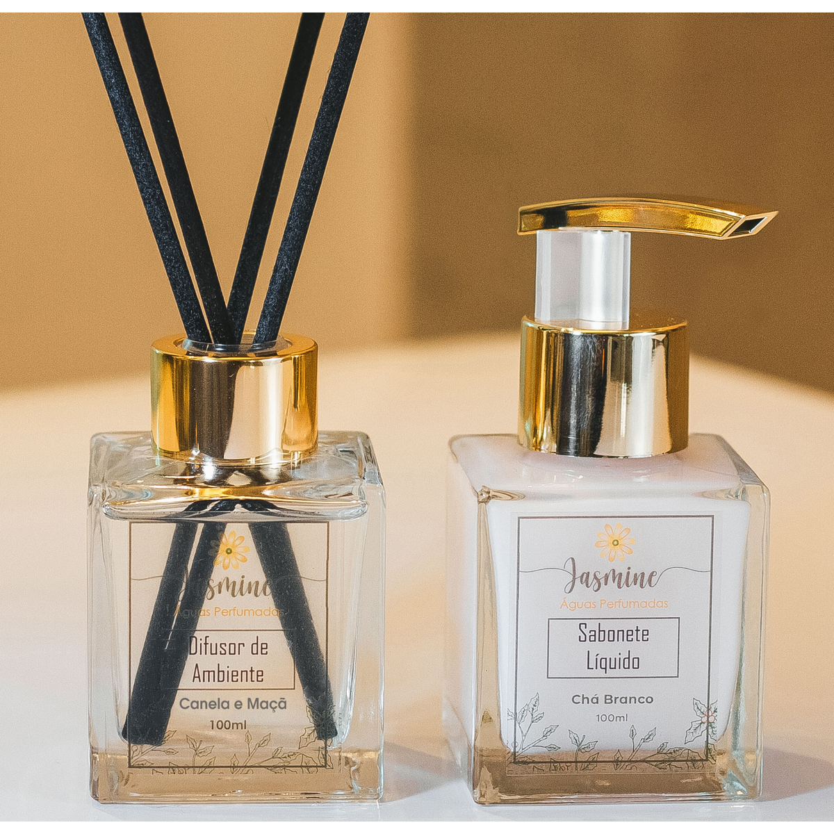 Produto Difusor canela e maçã e sabonete chá branco 100ml foto 1